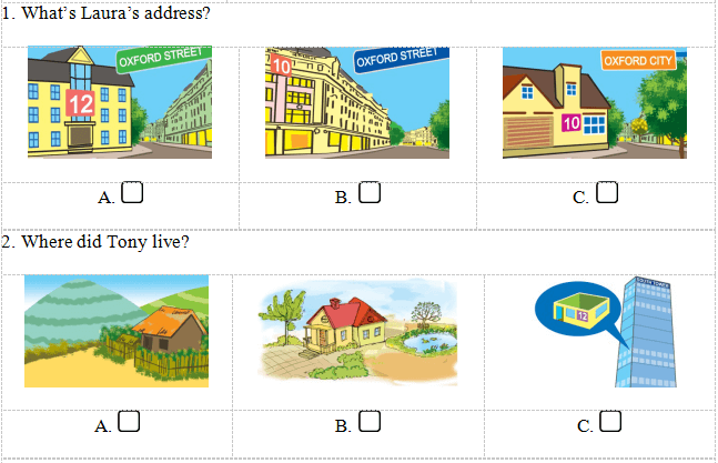 Đề thi học kì 1 môn tiếng Anh lớp 5 có file nghe