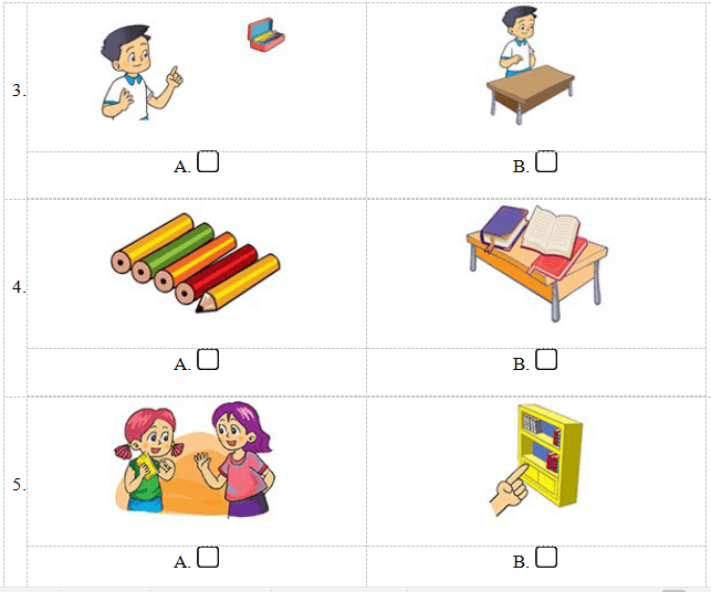 Đề thi tiếng Anh lớp 3 học kì 1 có file nghe