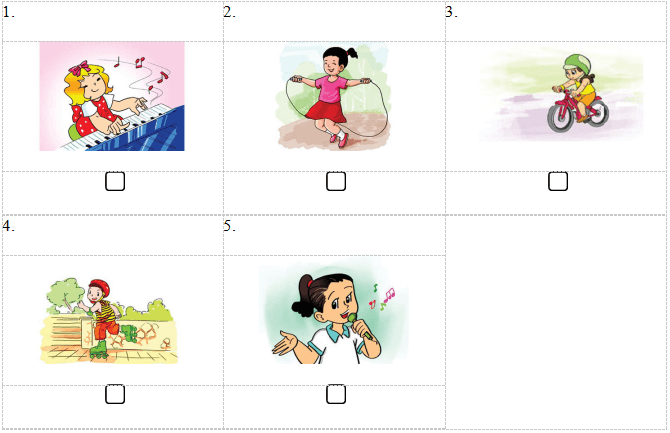 Đề thi tiếng Anh lớp 4 học kì 1 có file nghe