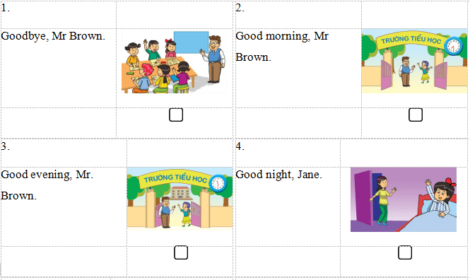 Đề thi tiếng Anh lớp 4 học kì 1 có file nghe