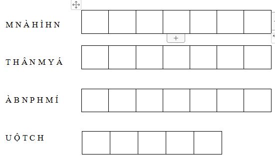 Đề thi học kì 1 lớp 1 môn Tin Học năm học 2019 - 2020