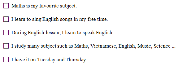 Đề thi học kì 1 môn tiếng Anh lớp 4 năm 2019 - 2020