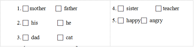 Đề thi tiếng Anh lớp 2 học kỳ 1 năm 2019 - 2020