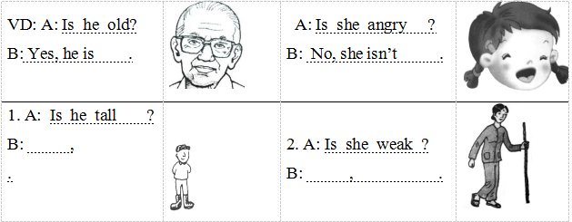 Đề thi tiếng Anh lớp 2 học kỳ 1 năm 2019 - 2020