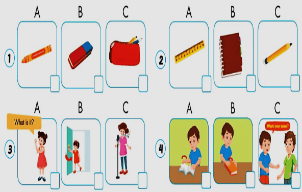 Đề thi học kì 1 tiếng Anh lớp 3 năm 2019 - 2020