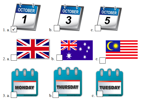 Đề thi tiếng Anh lớp 4 học kì 1 năm 2019 - 2020