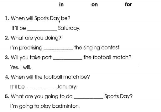 Bài tập cuối tuần môn Tiếng Anh lớp 5 Tuần 15