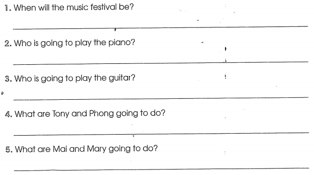 Bài tập cuối tuần môn Tiếng Anh lớp 5 Tuần 15