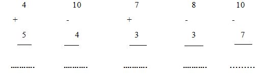 Đề thi học kì 1 lớp 1 môn Toán