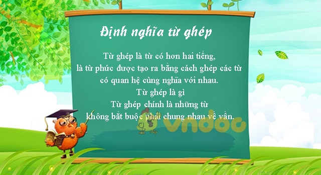 Định nghĩa từ ghép