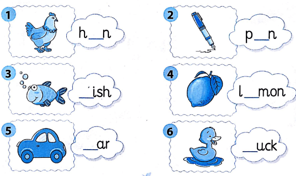 Phiếu bài tập cuối tuần môn Tiếng Anh lớp 1 Tuần 15