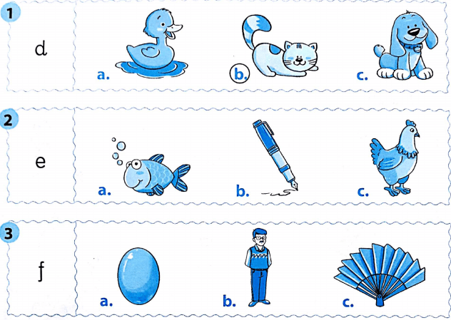 Phiếu bài tập cuối tuần môn Tiếng Anh lớp 1 Tuần 15