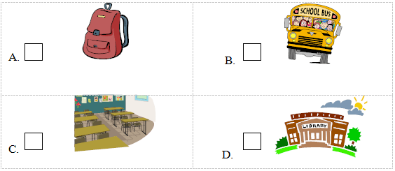 Đề kiểm tra tiếng Anh học kì 1 lớp 3 năm 2019 - 2020