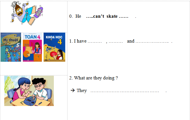 Đề kiểm tra tiếng Anh lớp 4 học kì 1 năm 2019 - 2020