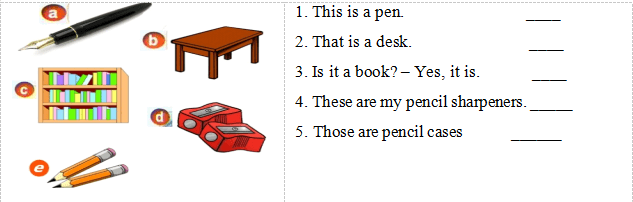 Đề kiểm tra học kì 1 tiếng Anh lớp 3 năm 2019 - 2020