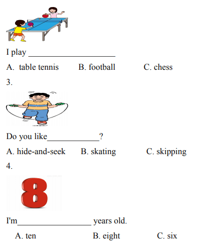 Đề thi học kì 1 môn Tiếng Anh lớp 3 kèm file nghe năm học 2018 - 2019 số 1