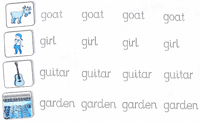 Phiếu bài tập cuối tuần môn Tiếng Anh lớp 1 Tuần 16