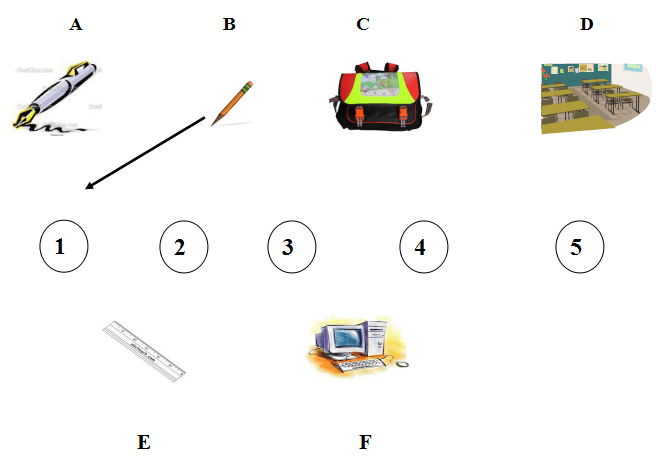 Đề thi tiếng Anh lớp 3 học kì 1 trường Tiểu học Cửu Cao