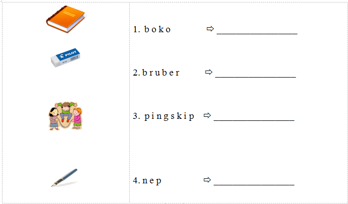 Đề thi tiếng Anh lớp 3 học kì 1 trường Tiểu học Cửu Cao