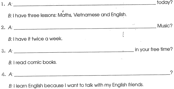Bài tập cuối tuần môn Tiếng Anh lớp 5 Tuần 17
