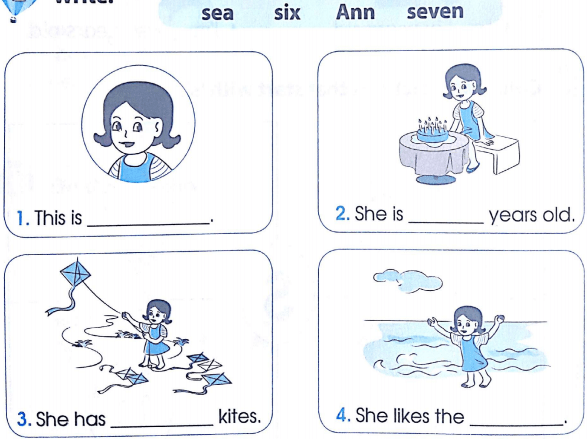 Phiếu bài tập cuối tuần môn Tiếng Anh lớp 2 Tuần 17