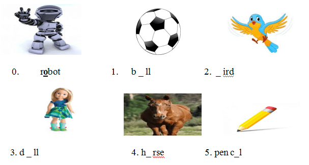 Đề kiểm tra tiếng Anh lớp 1 học kì 1 năm 2019 - 2020