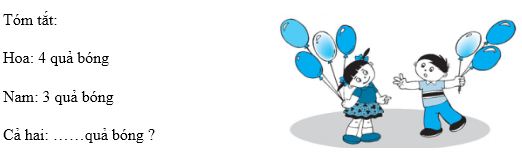 Lý thuyết Toán lớp 1: Bài toán có lời văn. Giải bài toán có lời văn