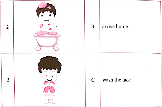 Bài tập từ vựng tiếng Anh lớp 4 Unit 11 What time is it?