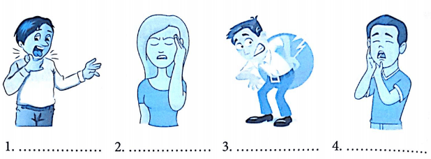 Bài tập từ vựng tiếng Anh lớp 5 Unit 11 What's the matter with you?