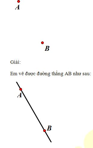 Lý thuyết Toán lớp 2: Đường thẳng