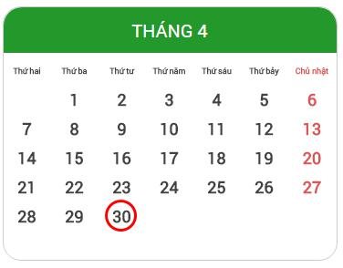 Lý thuyết Toán lớp 2: Ngày, tháng