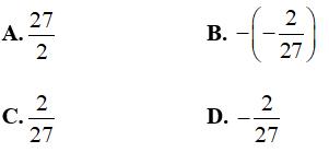 Trắc nghiệm Toán lớp 6: Phép trừ phân số