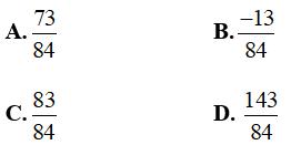 Trắc nghiệm Toán lớp 6: Phép trừ phân số