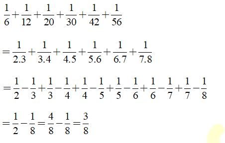 Trắc nghiệm Toán lớp 6: Phép trừ phân số
