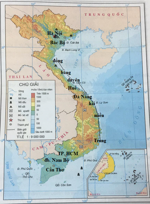Giải Địa lý lớp 4 VNEN bài Phiếu kiểm tra 2
