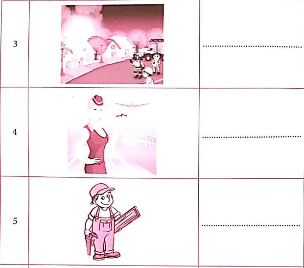 Bài tập từ vựng tiếng Anh lớp 4 Unit 12 What does your father do?