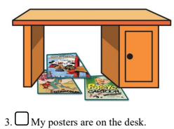 Đề kiểm tra tiếng Anh Unit 13 lớp 3 Where's my book?