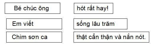 Phiếu bài tập lớp 1