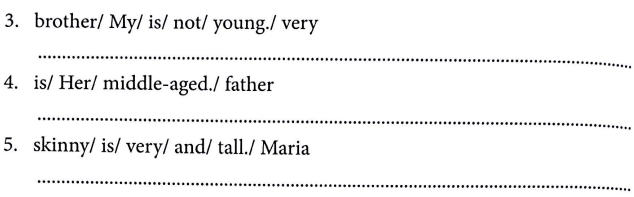 Bài tập ngữ pháp tiếng Anh lớp 4 Unit 14 What does he look like?