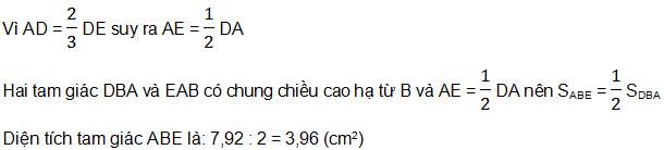 Bài tập tính diện tích hình thang
