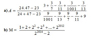 Đề thi HSG Toán lớp 6