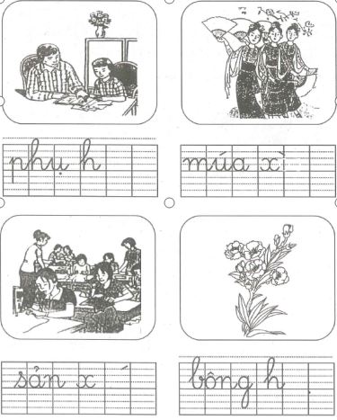 Đề thi giữa học kì 2 môn Tiếng Việt lớp 1 - Đề 10