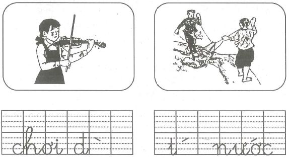 Đề kiểm tra giữa kì 2 môn Tiếng Việt 1