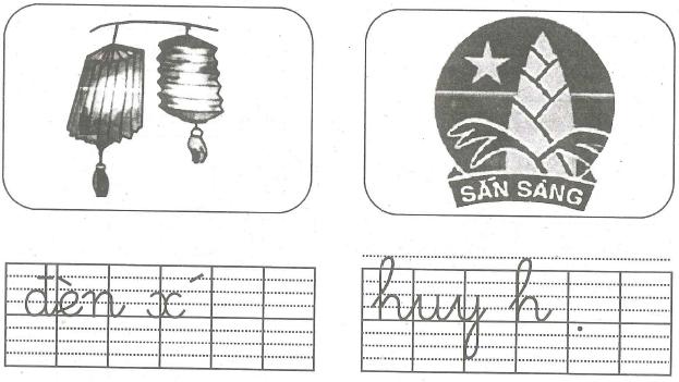 Đề thi giữa học kì 2 môn Tiếng Việt lớp 1 - Đề 8