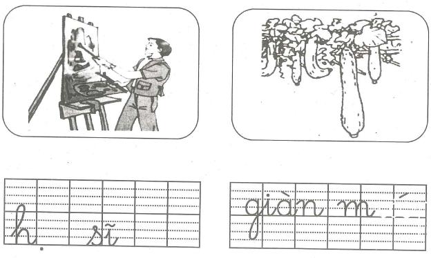 Đề thi giữa học kì 2 môn Tiếng Việt lớp 1 - Đề 8