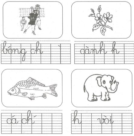 Đề thi giữa học kì 2 môn Tiếng Việt lớp 1 - Đề 9