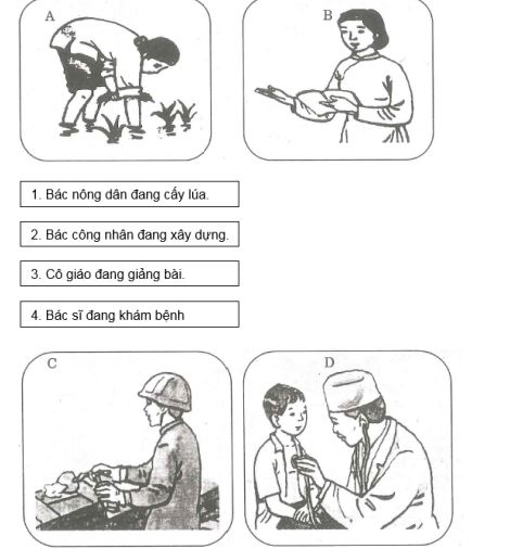 Đề thi giữa học kì 2 môn Tiếng Việt lớp 1 - Đề 9
