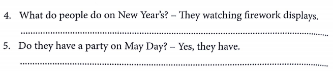 Bài tập ngữ pháp tiếng Anh lớp 4 Unit 15 When's Children's Day?