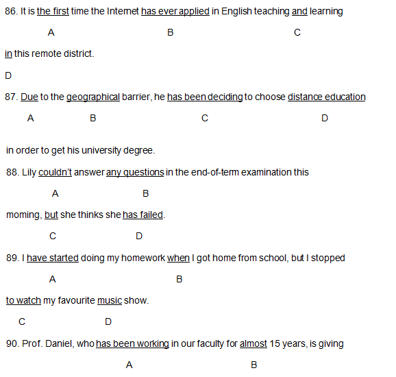 Bài tập Ngữ pháp Tiếng Anh lớp 11 Unit 7 Further Education
