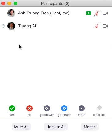 Tính năng ẩn trên zoom